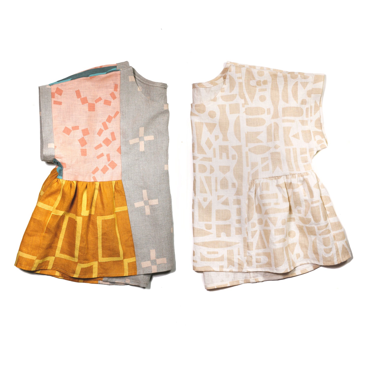 Spring Sewing with Hand-printed Linen