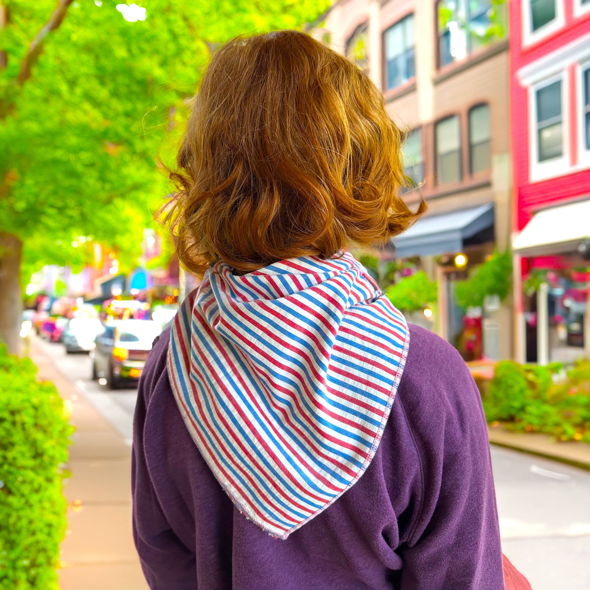 Bandana: Parlor Primary Stripe Multi-purpose Cloth Accessory