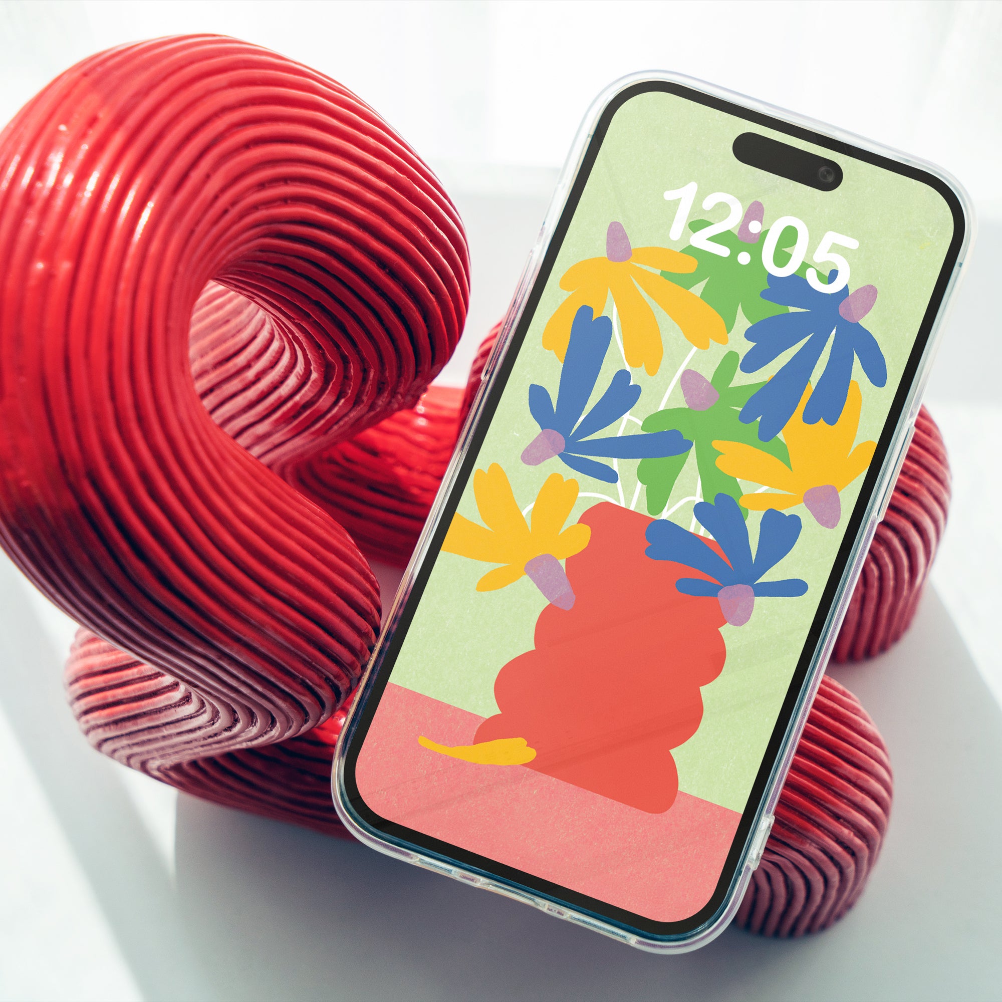 Digital Wallpaper Collection: 5 Modern Florals for a Happier Phone