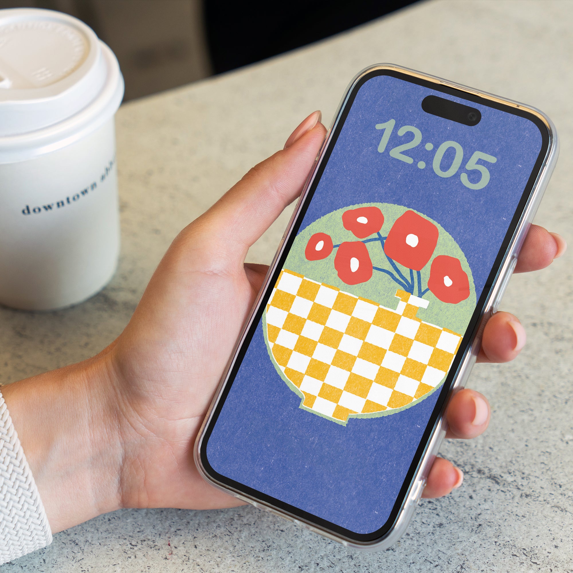 Digital Wallpaper Collection: 5 Modern Florals for a Happier Phone