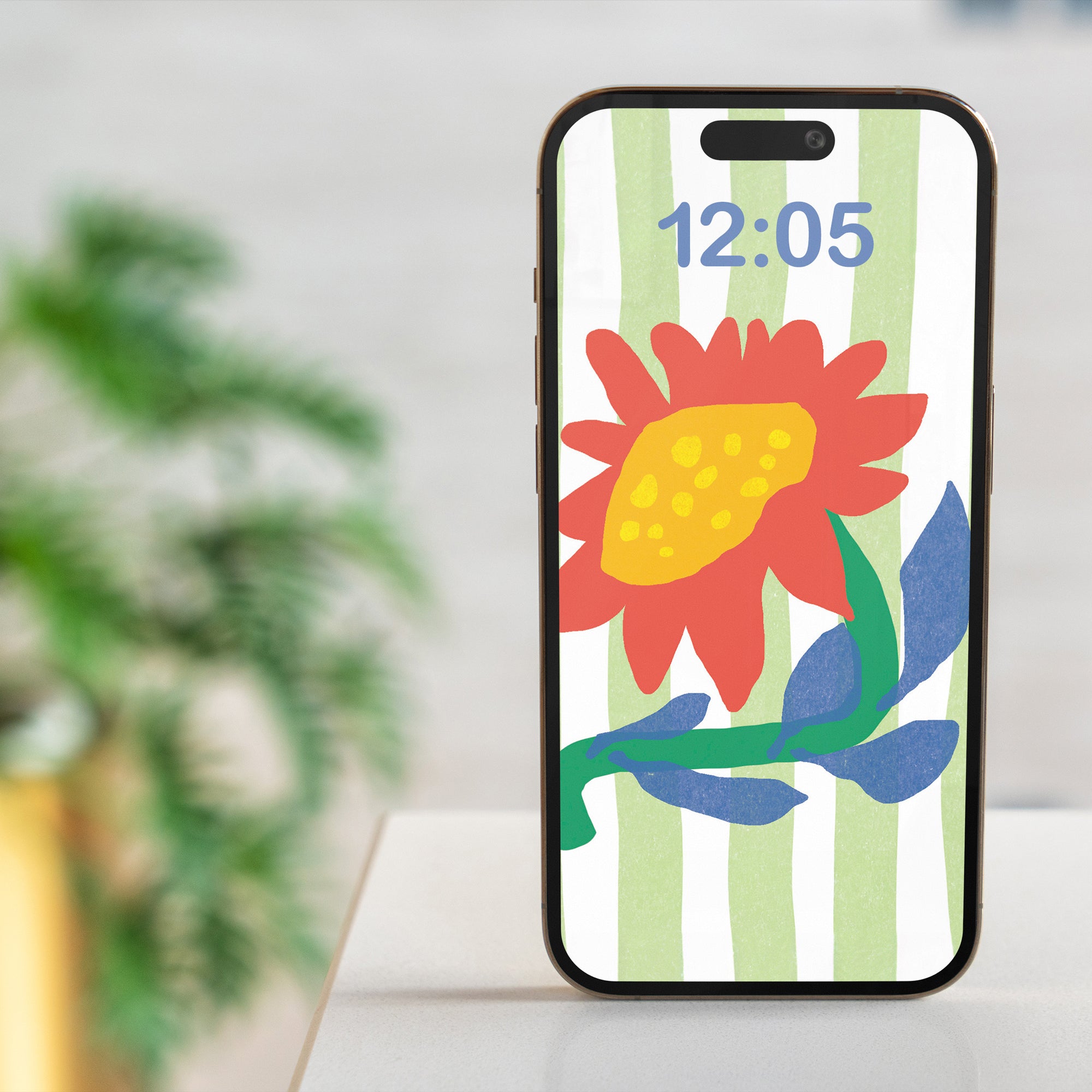 Digital Wallpaper Collection: 5 Modern Florals for a Happier Phone
