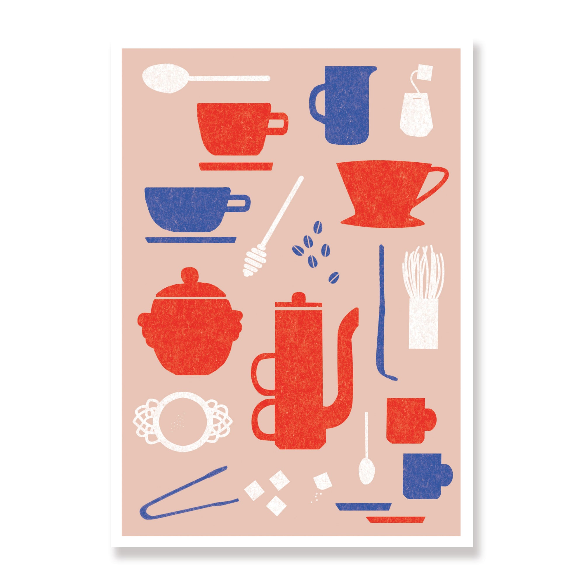 Caffeinated - Modern Greeting Card