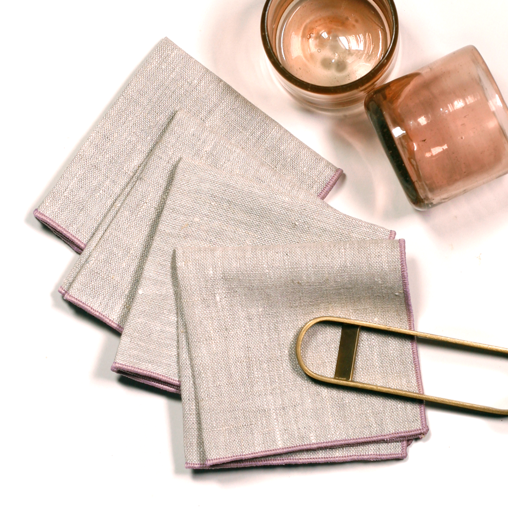 Everyday Linens | Orchid Cocktail Napkins | Set of 4
