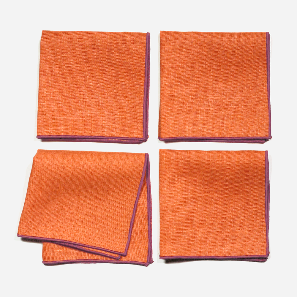Everyday Linens | Paprika Cocktail Napkins | Set of 4