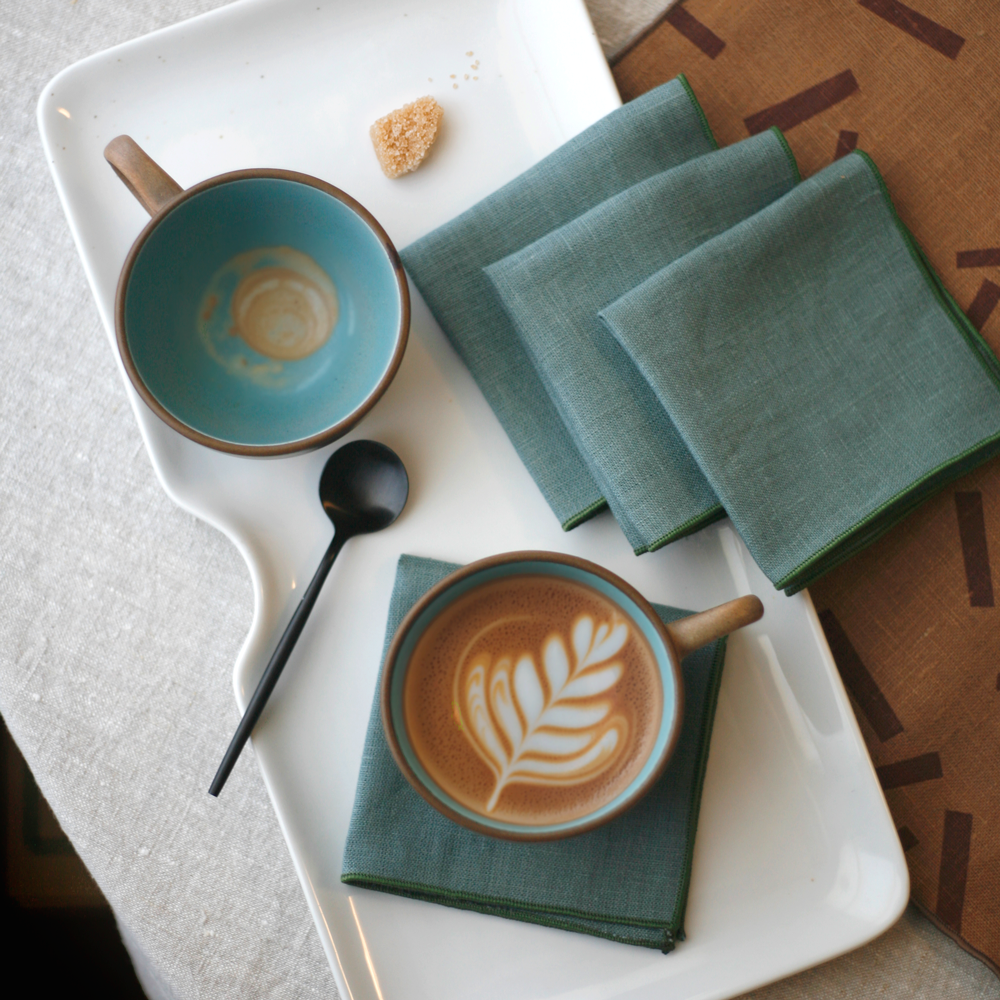Everyday Linens | Spirulina Cocktail Napkins | Set of 4