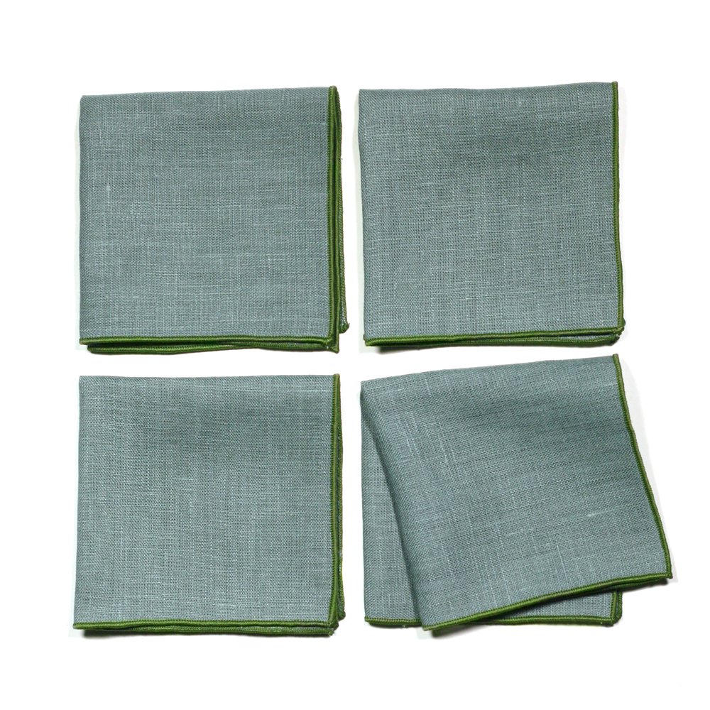 Everyday Linens | Spirulina Cocktail Napkins | Set of 4