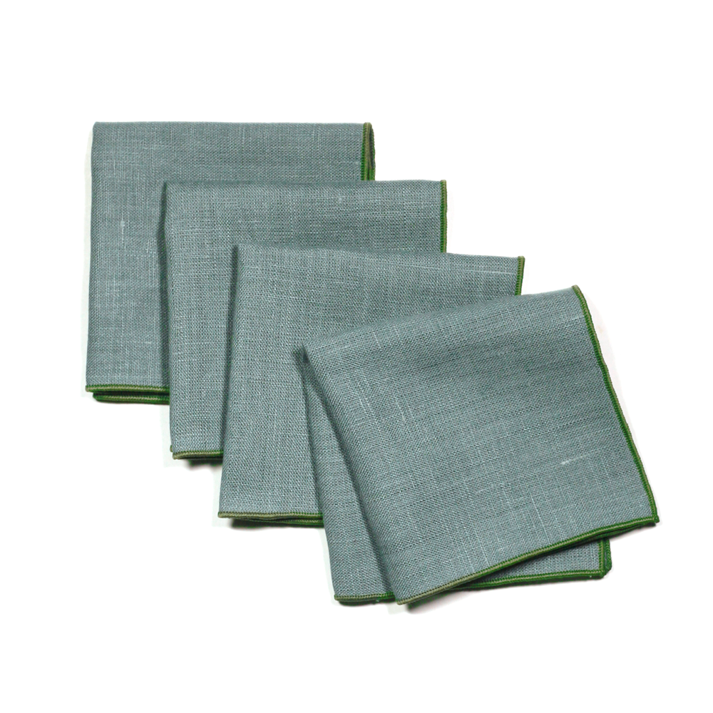 Everyday Linens | Spirulina Cocktail Napkins | Set of 4
