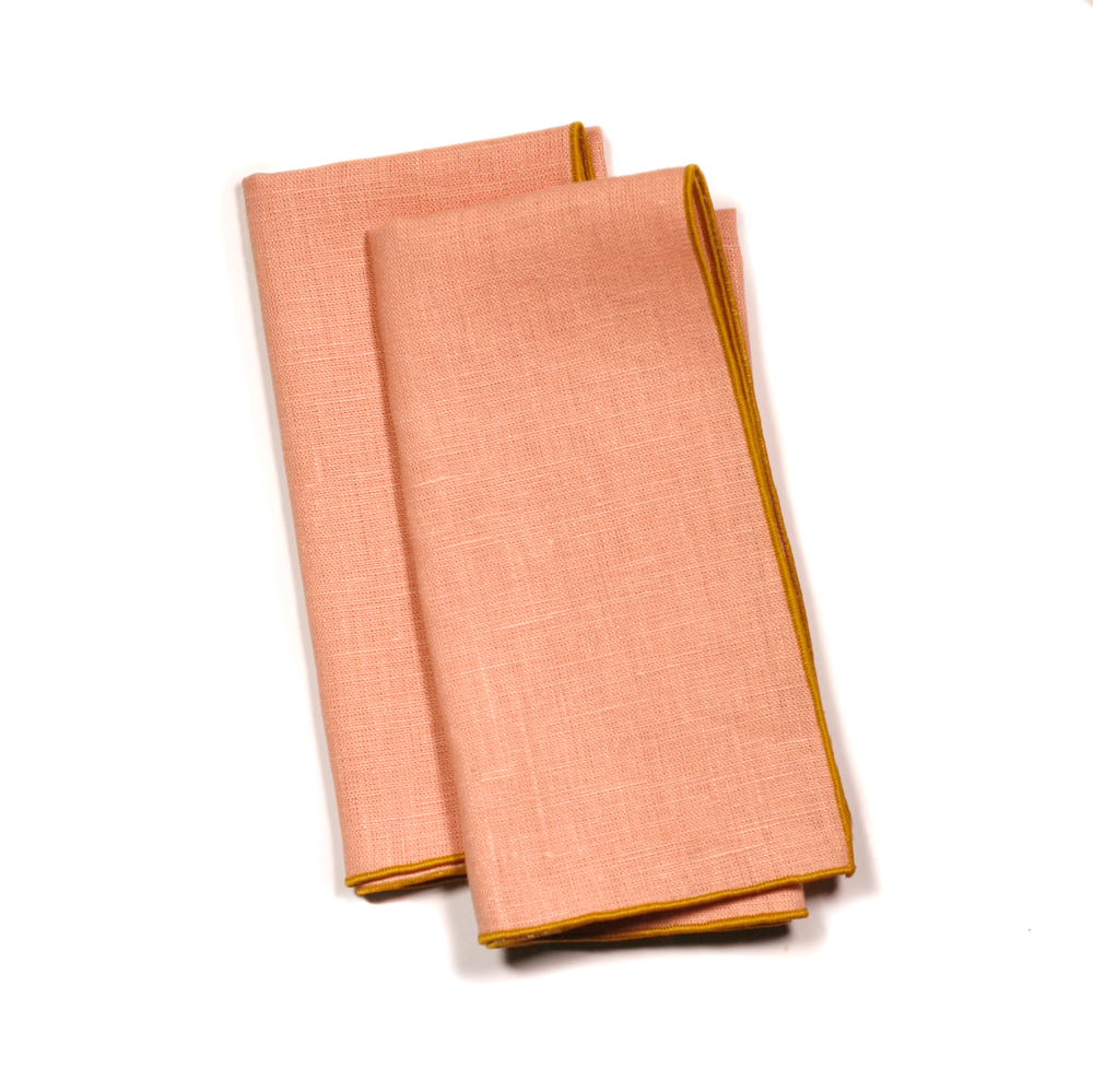 Everyday Linens | Cantaloupe Dinner Napkins | Set of 2