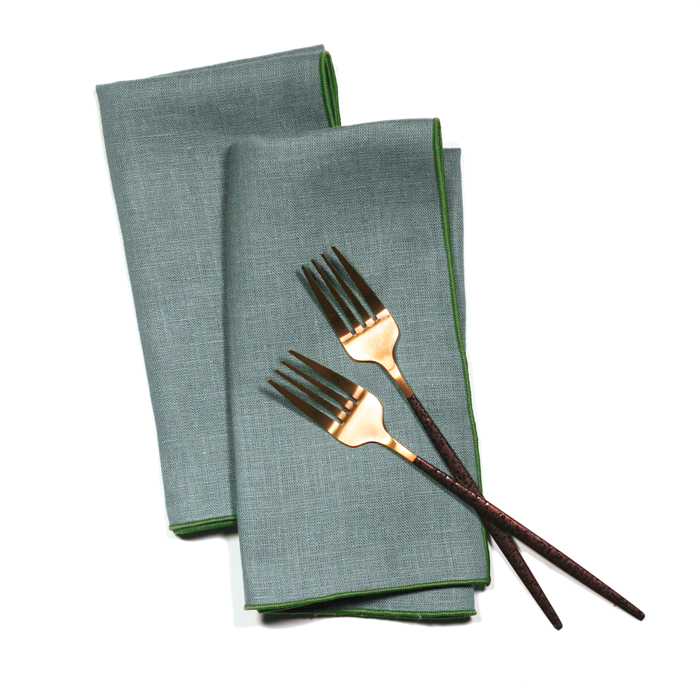 Everyday Linens | Spirulina Dinner Napkins | Set of 2