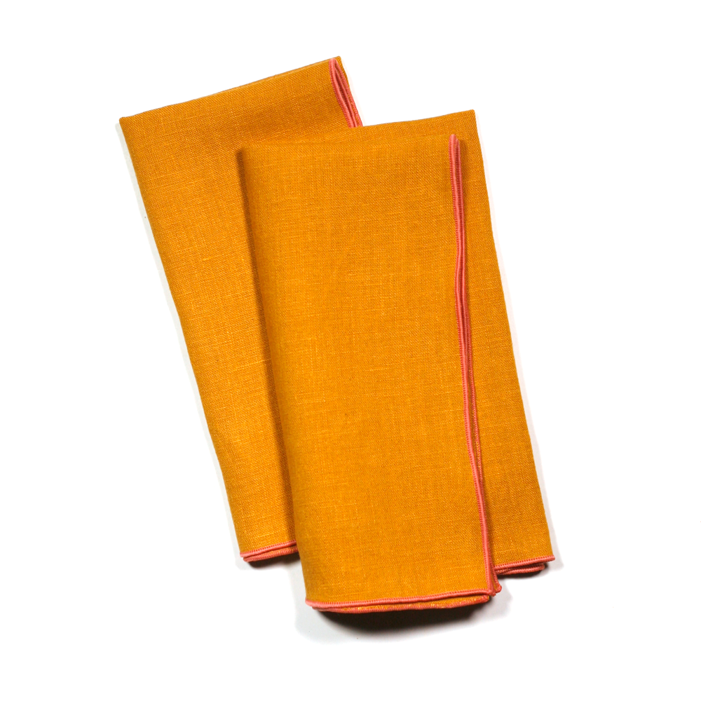 Everyday Linens | Turmeric Dinner Napkins | Set of 2