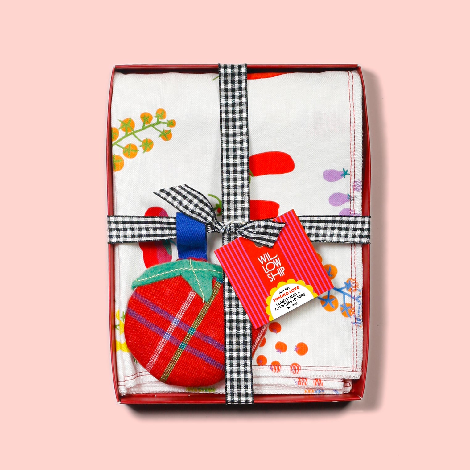 Thank you xo - Modern Checkerboard Thank you Card - Willow Ship