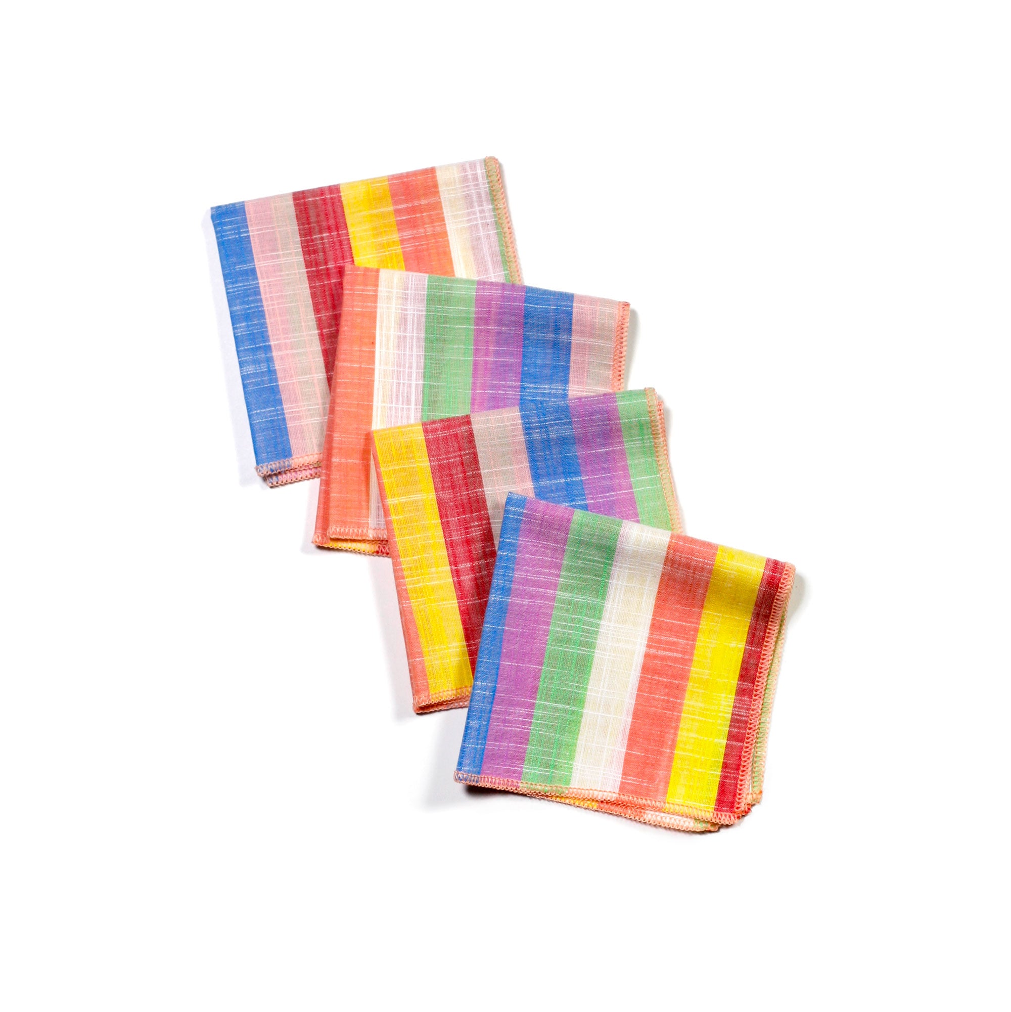 Table for 4 Bundle: Rainbow Sherbet Cloth Napkins
