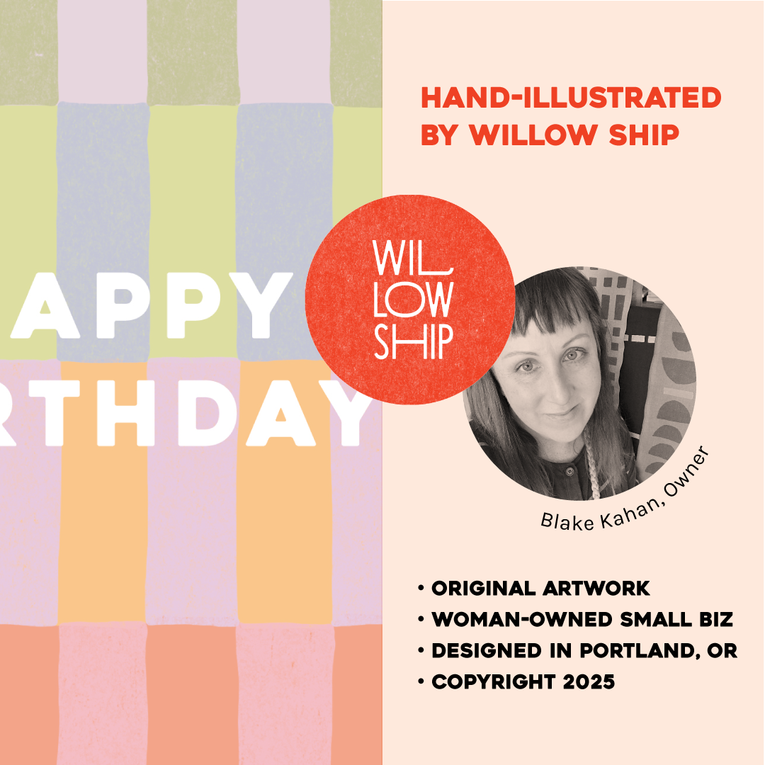 Happy Birthday Digital Greeting Card – Color Bars