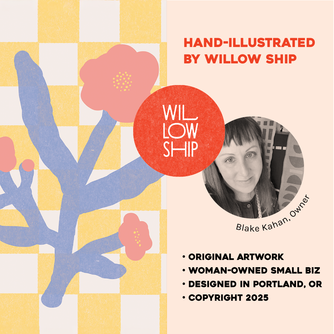Meet the artist and small business behind the modern floral print — proudly illustrated and thoughtfully made.
