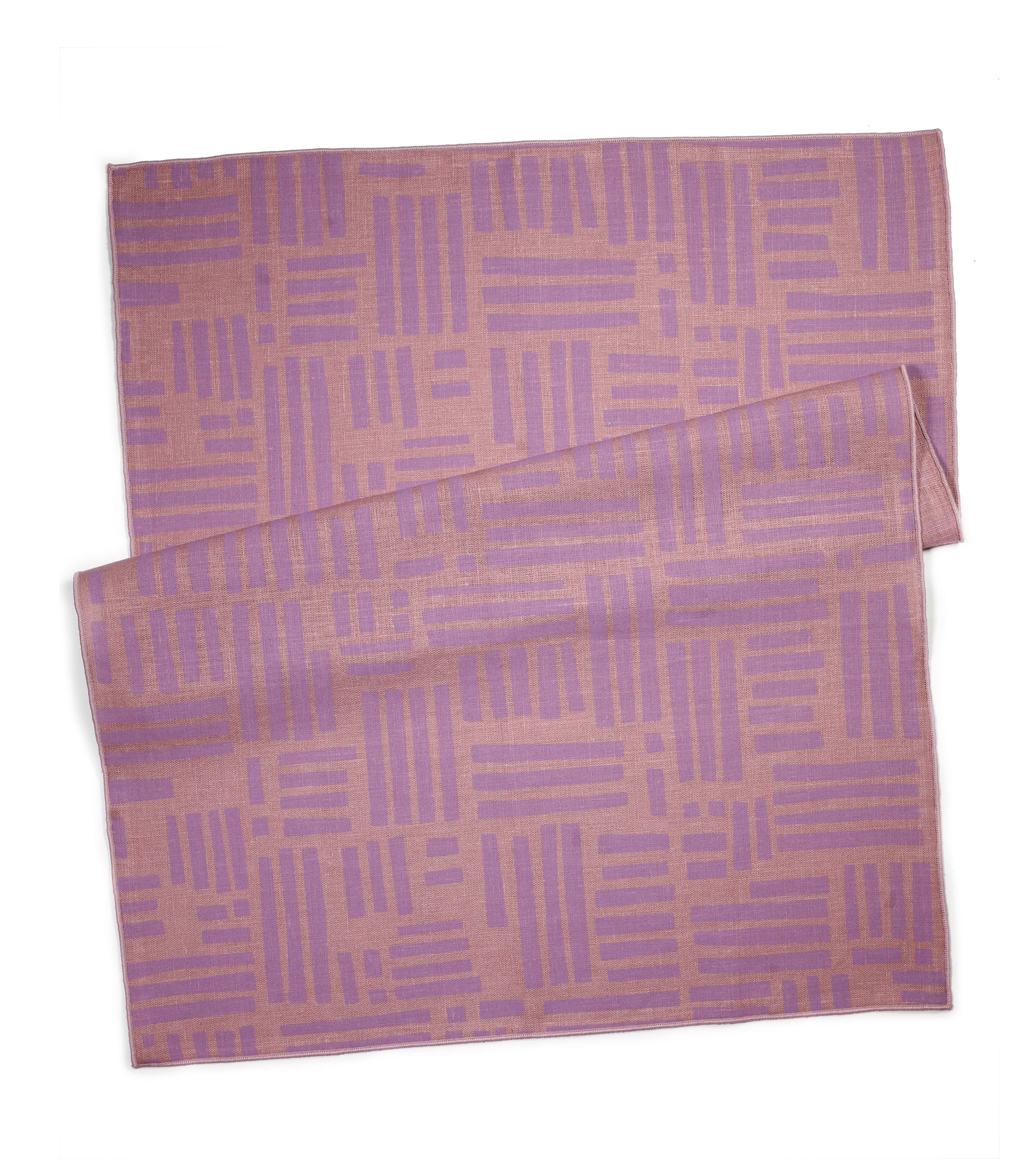 Bundle: 3 Hand-Printed Linen Tea Towels — Pastels