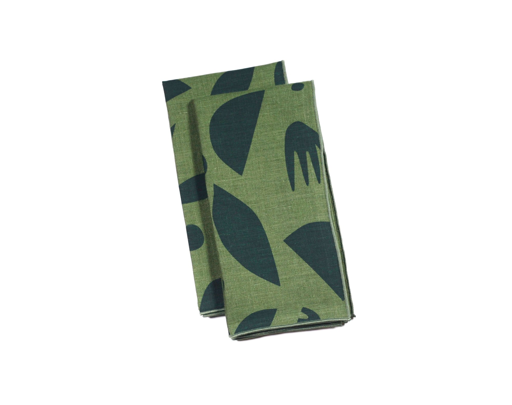 'Decon Floral' Dinner Napkins - Set of 2