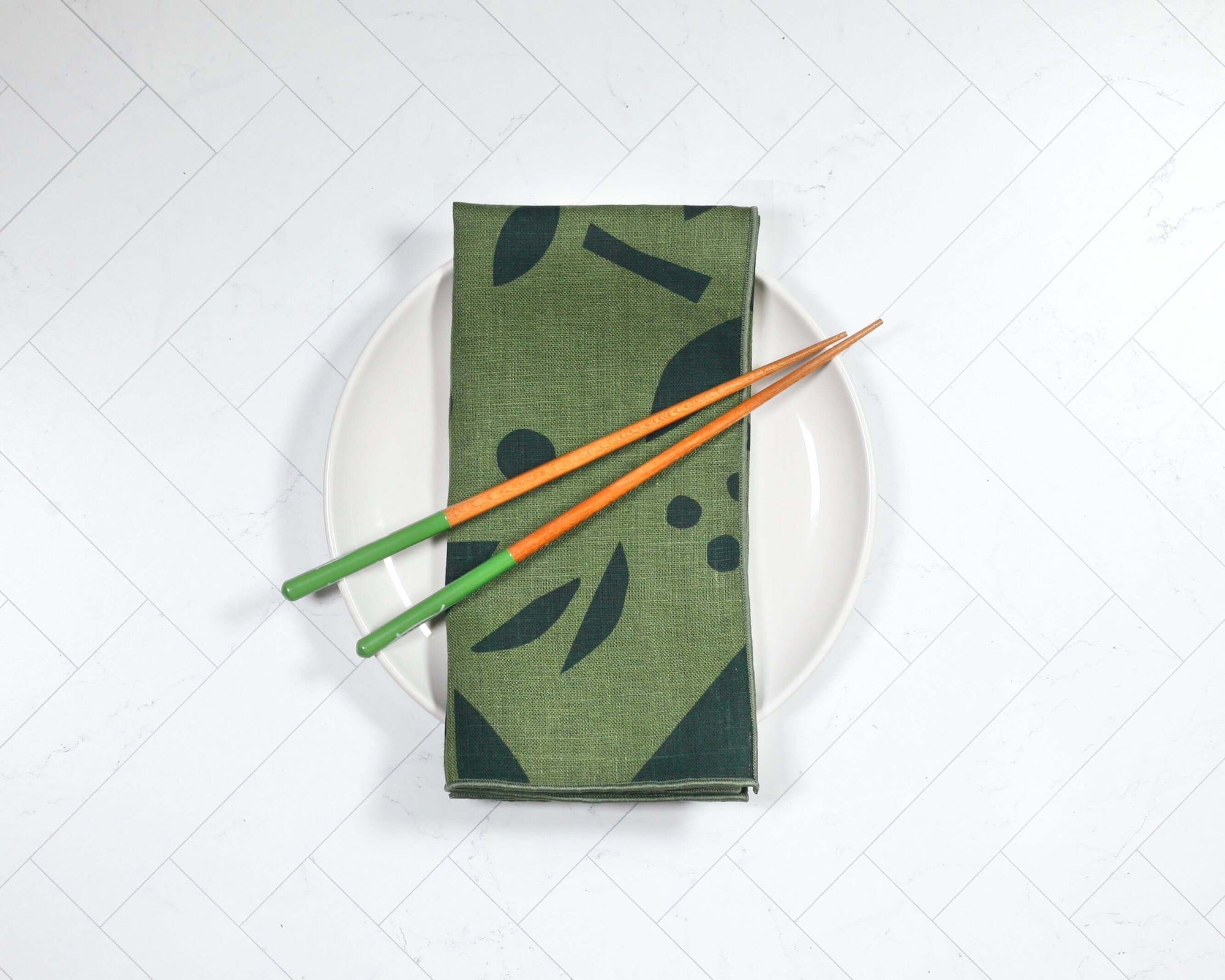 'Decon Floral' Dinner Napkins - Set of 2