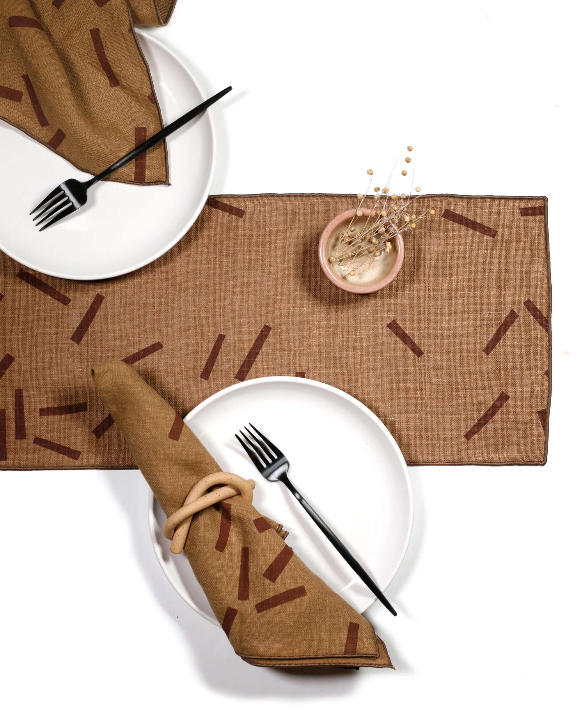 'Toss' Table Runner in Ginger