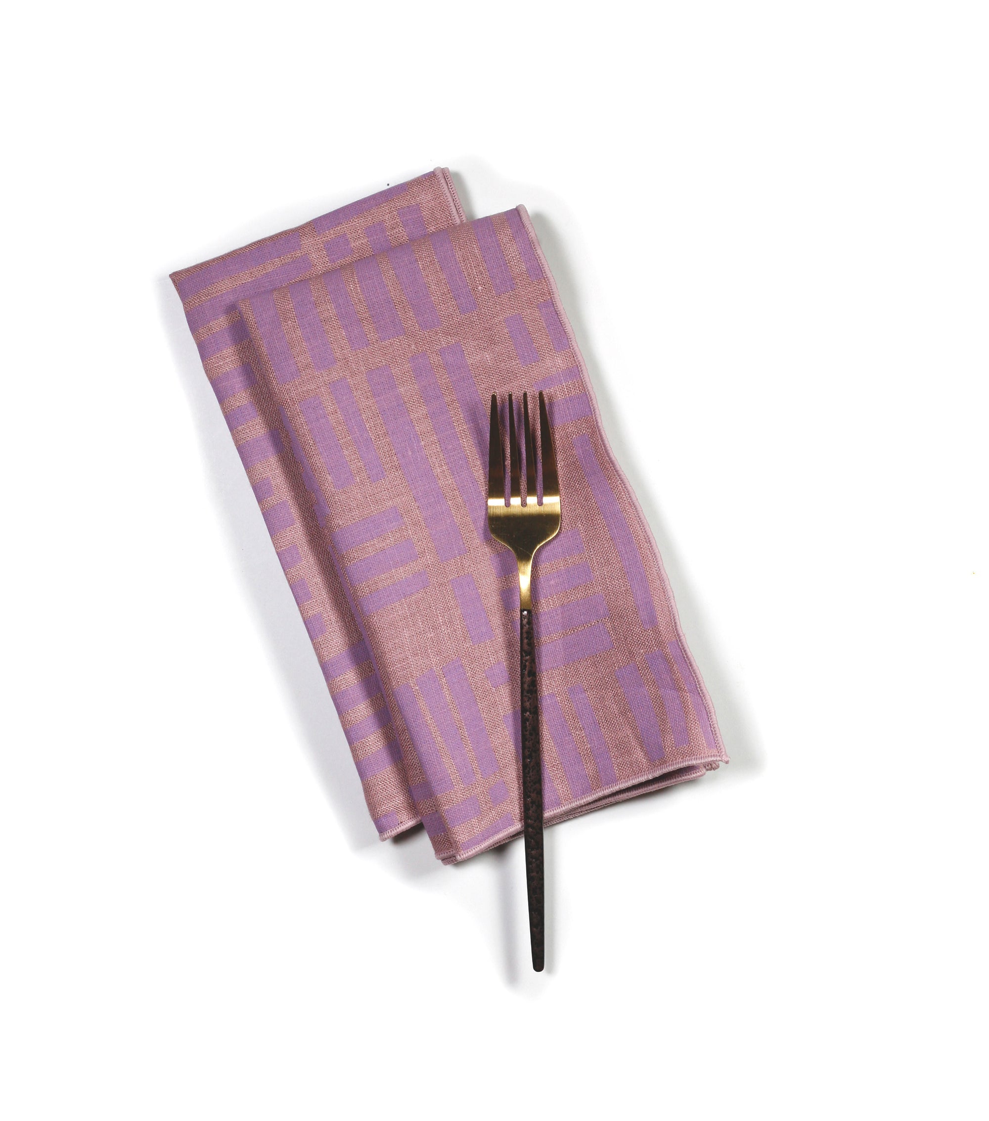 Bundle: 'Maze' Hand-Printed Linens, Dinner and Drinks for 4