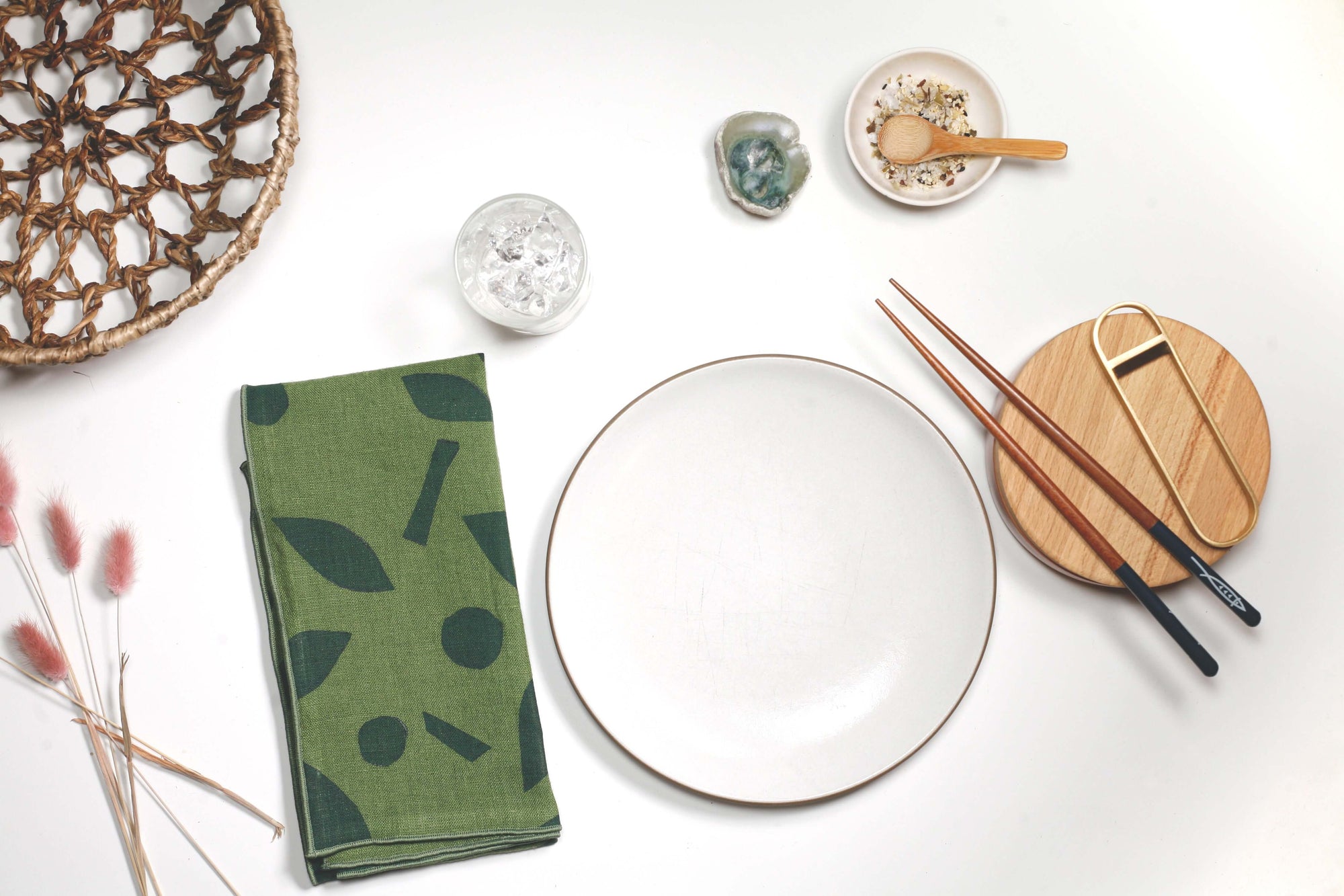 'Decon Floral' Dinner Napkins - Set of 2