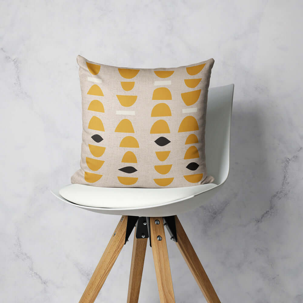 NEW Stacks Print 100% Linen Square Pillow